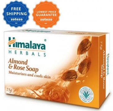 India Desire : Zotezo Super Deals : Buy Himalaya Almond & Rose Soap 125gm Pack of 4 At Rs 90 Only [44% Off]